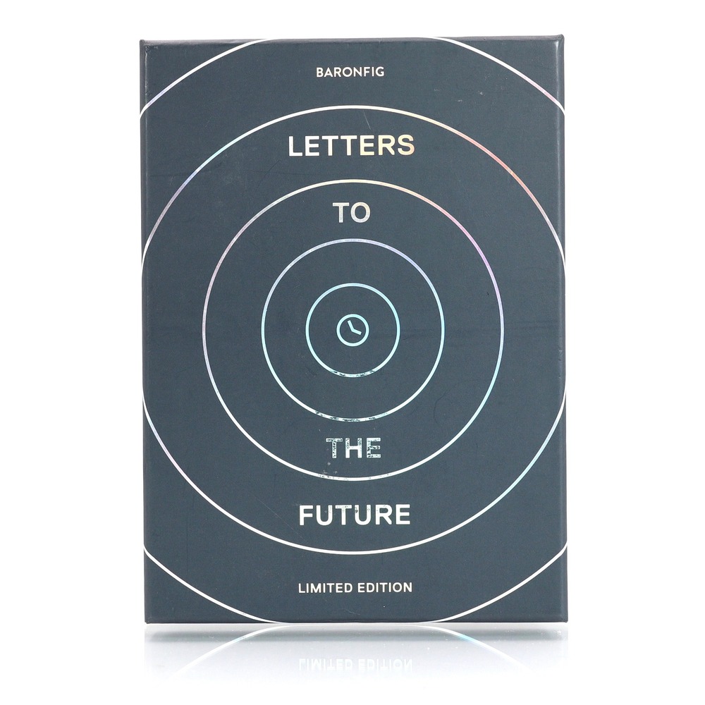 Baronfig Confidant Notebook Letters to the Future Space Gray Limited Edition New